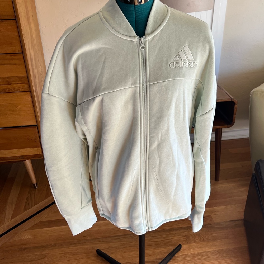 Adidas studio lounge fleece track top